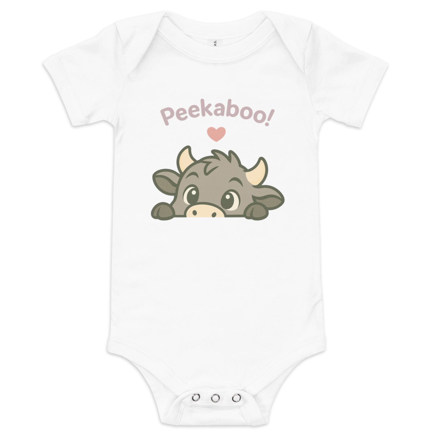 PEEKABOO BABY ONESIE