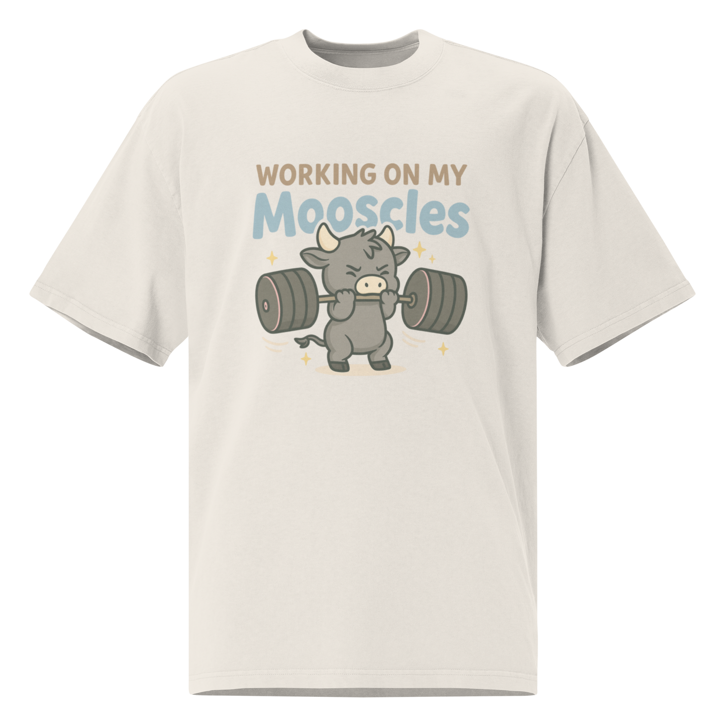MOOSCLES UNISEX OVERSIZED TEE