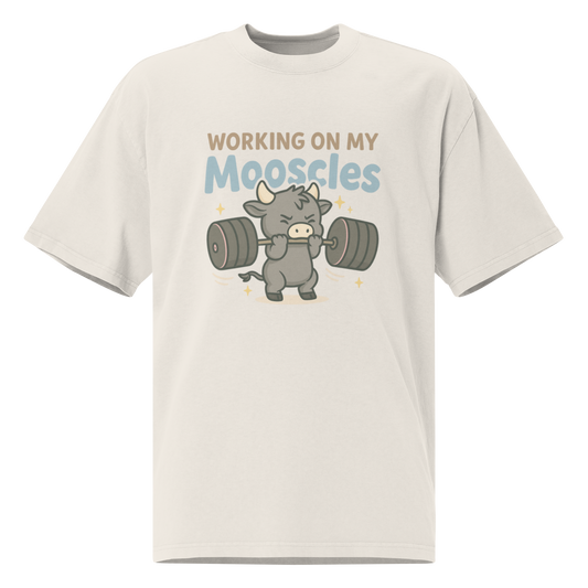 MOOSCLES UNISEX OVERSIZED TEE