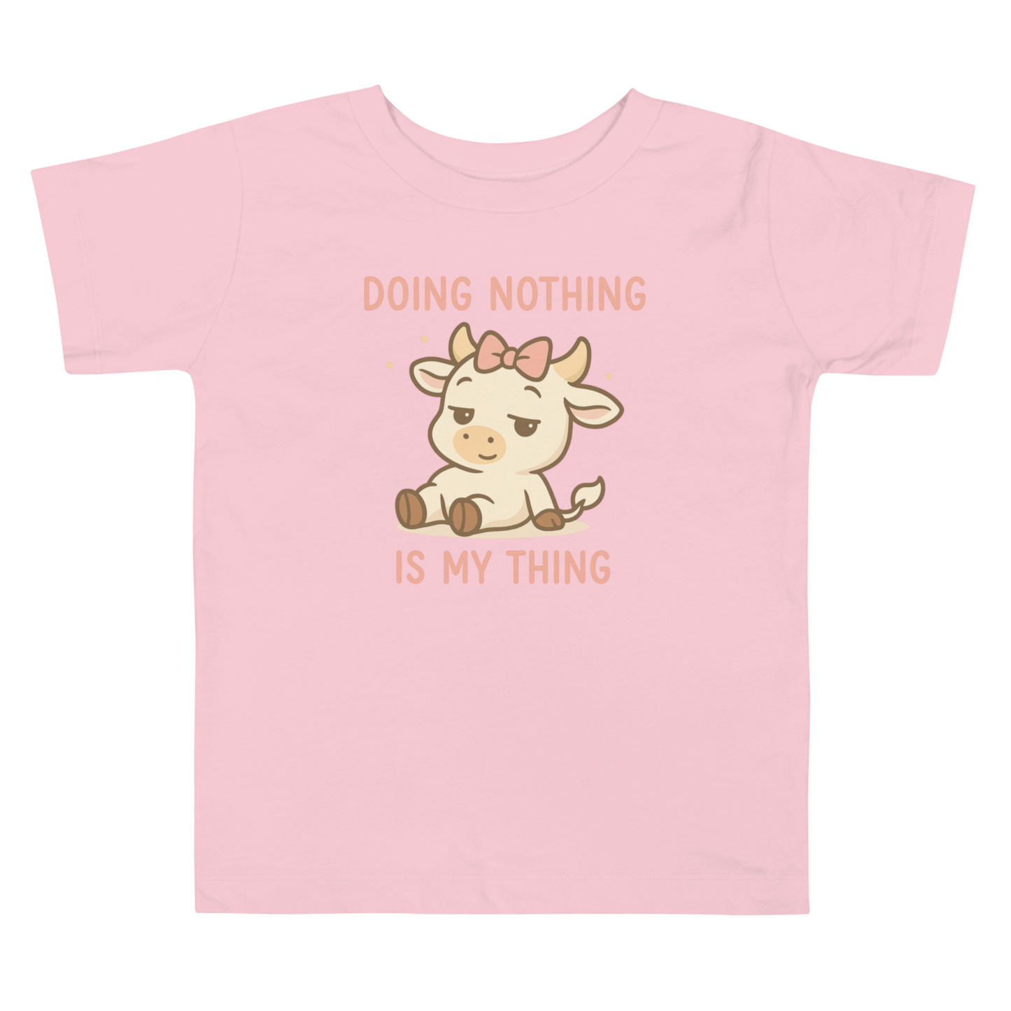 DOING NOTHING FEMALE TODDLER TEE
