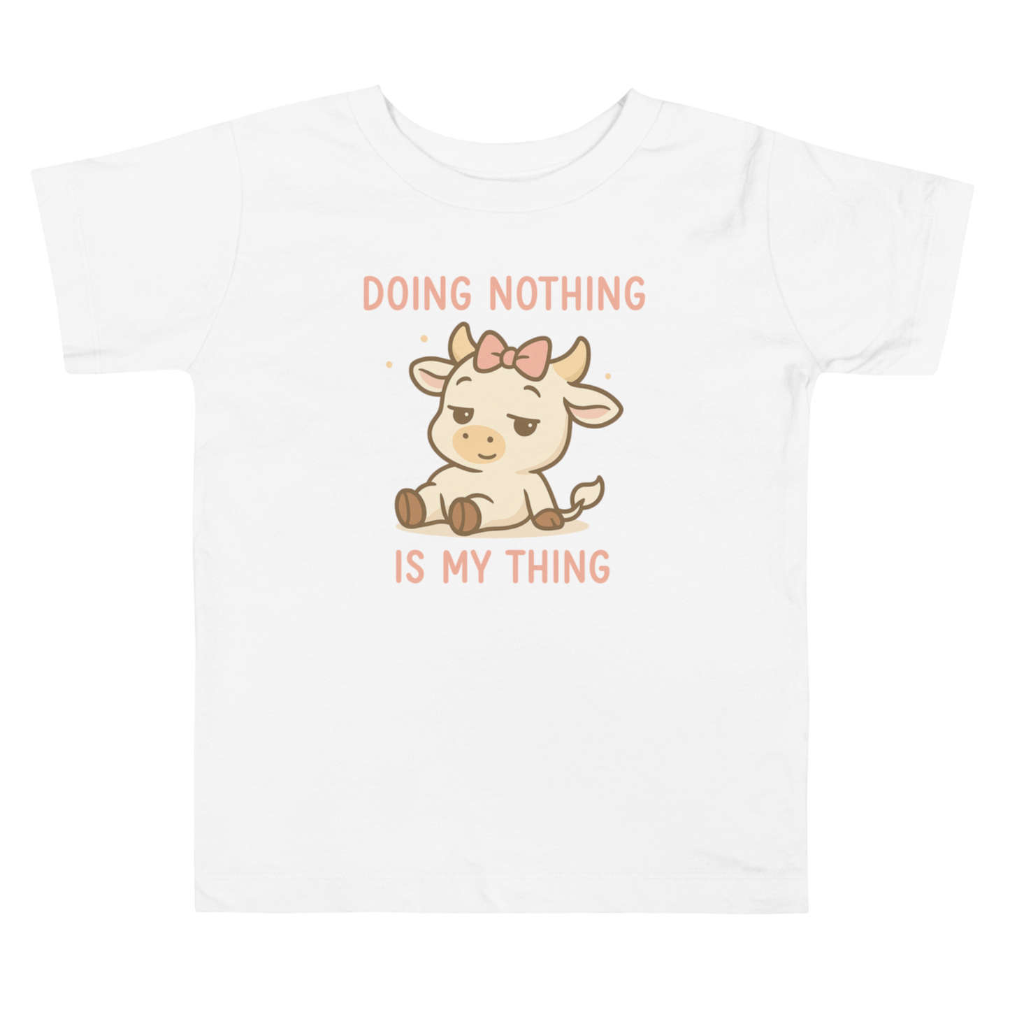 DOING NOTHING FEMALE TODDLER TEE