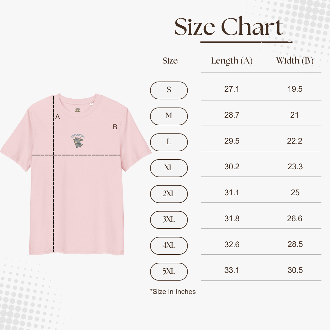 EXPLORING UNISEX ORGANIC TEE