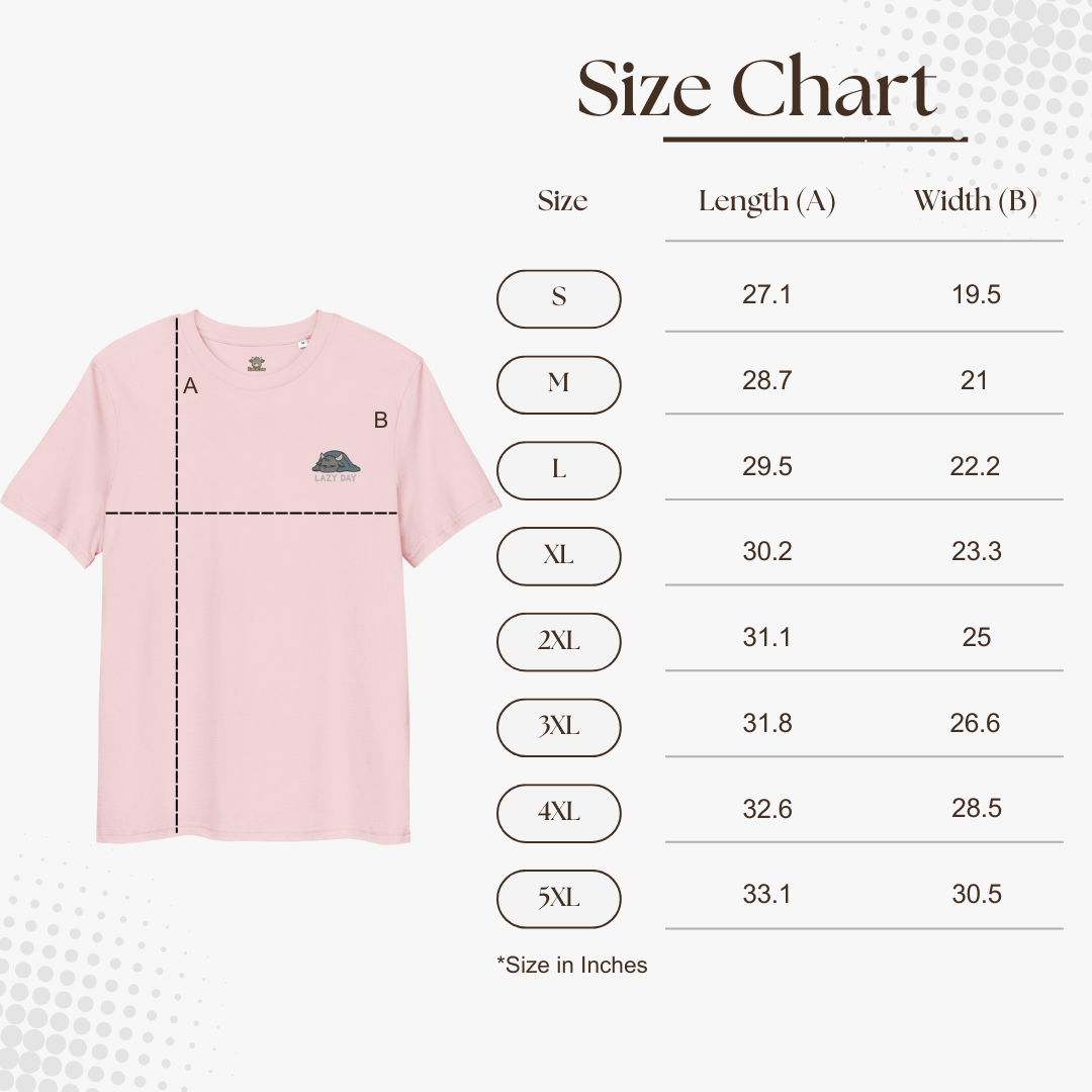 LAZY DAY UNISEX ORGANIC TEE