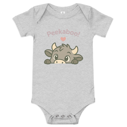 PEEKABOO BABY ONESIE