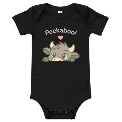 PEEKABOO BABY ONESIE