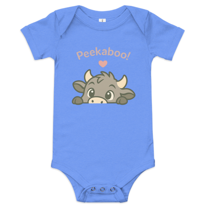 PEEKABOO BABY ONESIE