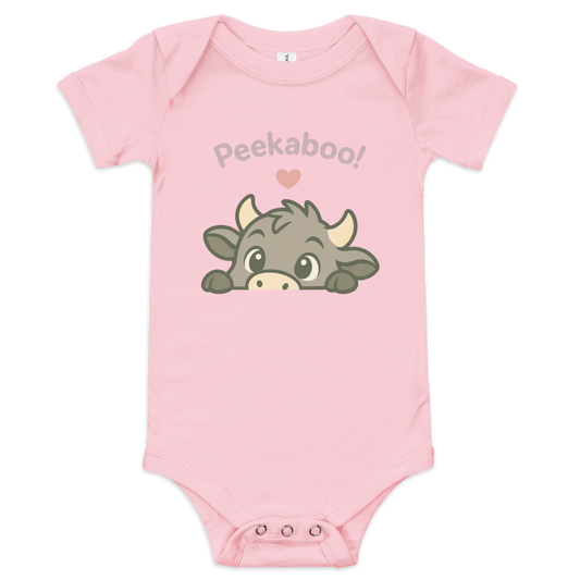 PEEKABOO BABY ONESIE
