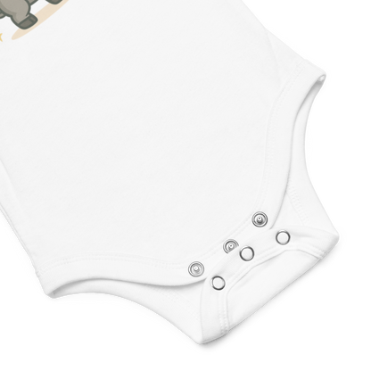 MOOSCLES BABY ONESIE