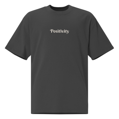 SEE PROBLEMS AS OPPORTUNITIES OVERSIZED TEE IN FADED BLACK