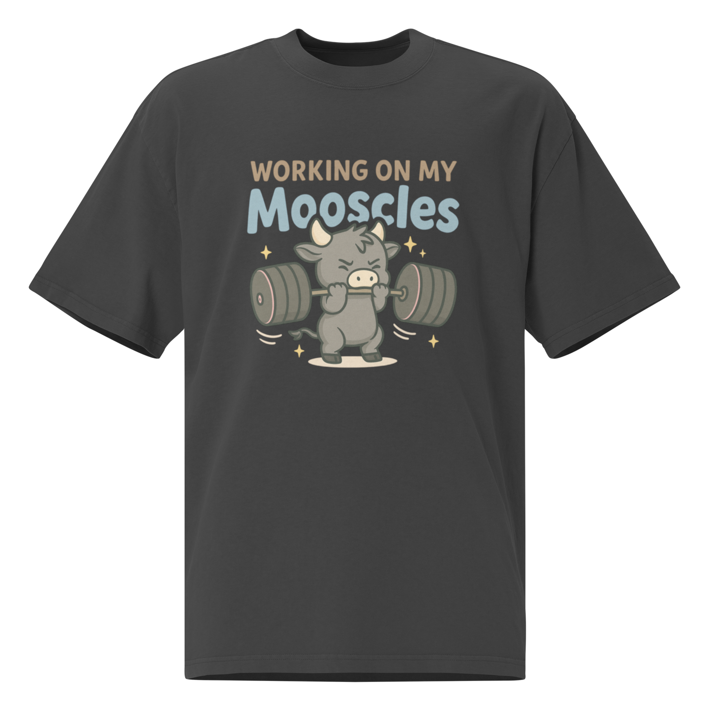 MOOSCLES UNISEX OVERSIZED TEE