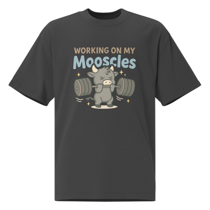MOOSCLES UNISEX OVERSIZED TEE