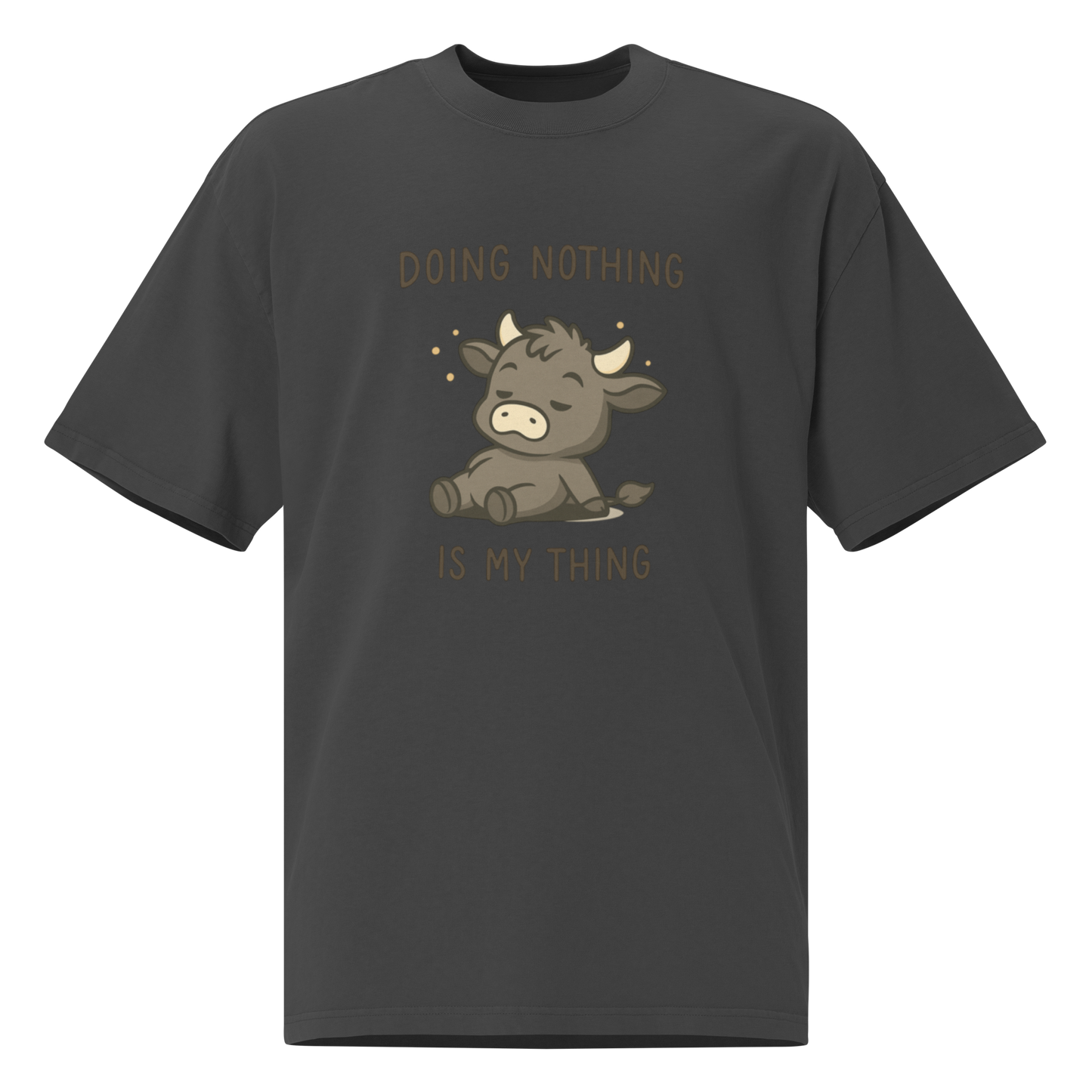 DOING NOTHING UNISEX OVERSIZED TEE
