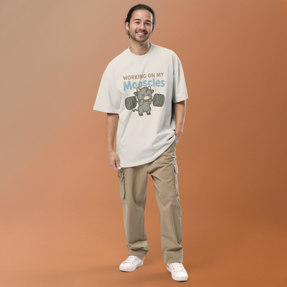 MOOSCLES UNISEX OVERSIZED TEE