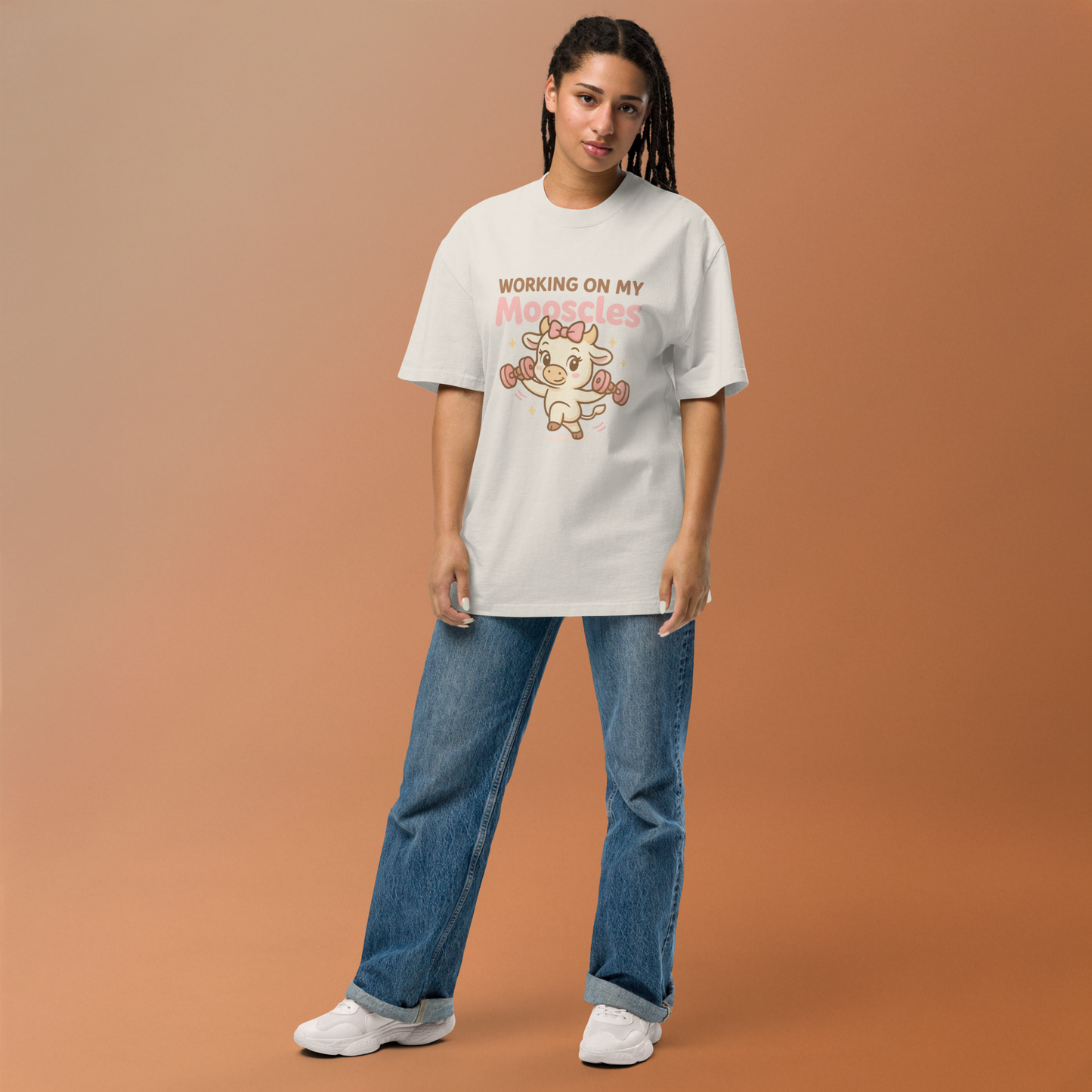 MOOSCLES FEMALE OVERSIZED TEE