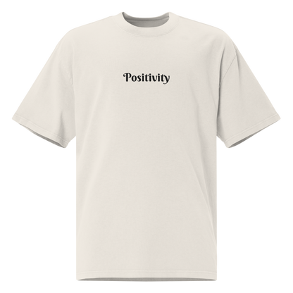 SEE PROBLEMS AS OPPORTUNITIES OVERSIZED TEE IN FADED BONE
