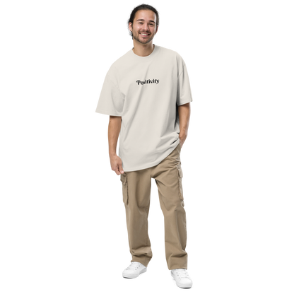SEE PROBLEMS AS OPPORTUNITIES OVERSIZED TEE IN FADED BONE