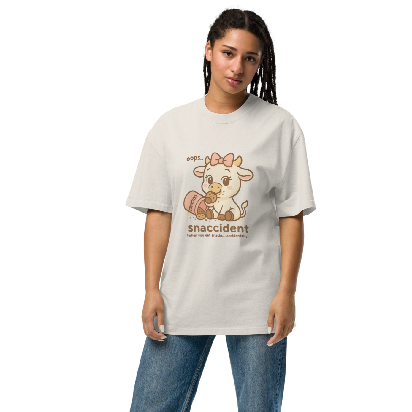 SNACCIDENT FEMALE OVERSIZED TEE